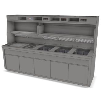 Parete friggitrice Hegro HED11 elettrica
